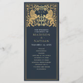 ブルーライオ王室のン中世ソード結婚式 プログラム (正面)