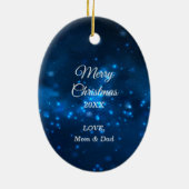 ブルーライツエレガントシルバーのバレーボール選手 セラミックオーナメント (裏面)