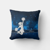 ブルーライツエレガントシルバー応援リーダー クッション (正面)