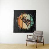 ブルーライディングロデオライダーカウボーイウェスタン ヴィンテージ タペストリー (インサイチュ(横))