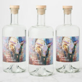 ブルーライディングロデオ西部テーマパーティー リキュールボトルラベル (ボトル)