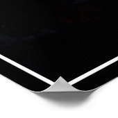 ブルーライトケープハッタラスライトハウスノースカロライナ ポスター (角)