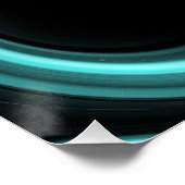 ブルーライトコリジョンブラックホール光沢のあるポスター ポスター (コーナー)