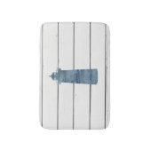 ブルーライトハウスビーチシープラップバスルーム バスマット (正面縦)