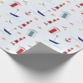 ブルーライトハウスビーチ ラッピングペーパー (角)