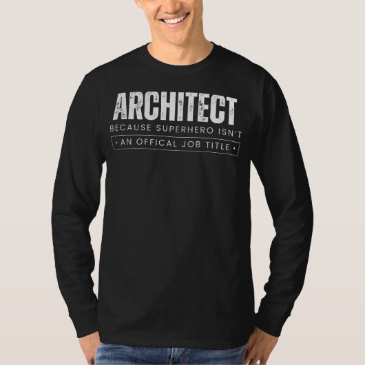 ブルーライトヒーロー歴代:建築家 – サップが原因 Tシャツ (正面)