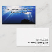 ブルーライトヘブンリーチャーチビジネスカード 名刺 (正面/裏面)