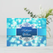 ブルーライトリハーサルのディナー招待状 招待状 (スタンド正面)