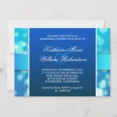 ブルーライトリハーサルのディナー招待状 招待状 (裏面)