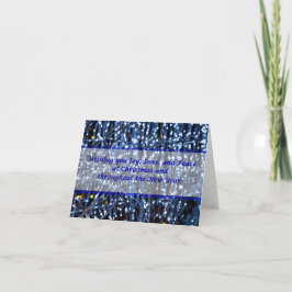 ブルーライト抽象芸術文字 シーズンカード