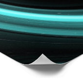 ブルーライト衝突ブラックホールポスター ポスター (角)