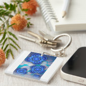 ブルーライト キーホルダー (正面右)