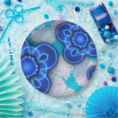 ブルーライト ペーパープレート (パーティー)