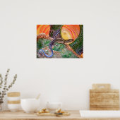 ブルーライニングされたスキップポスター ポスター (キッチン)