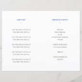 ブルーライフお祝いの葬儀フォトプログラム (裏面)