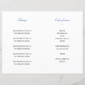 ブルーライフお祝い葬儀プログラム写真 (裏面)