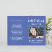 ブルーライフお祝い葬儀プログラム (スタンド正面)