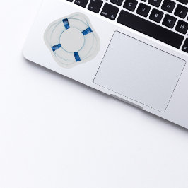 ブルーライフブイモノグラムのビニールシール シール