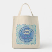 ブルーライブラブカスタムナーストートバッグ トートバッグ (裏面)