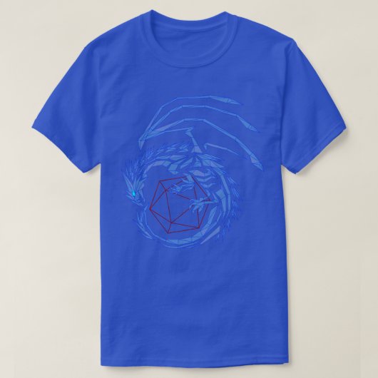 ブルーラインドラゴン Tシャツ (デザイン正面)