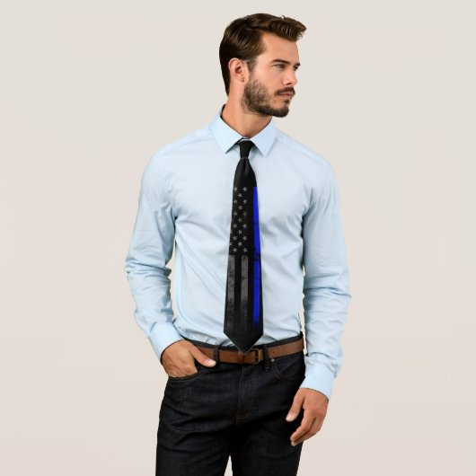 ブルーラインヴィンテージアメリカ国旗のネックタイ ネクタイ (インサイチュ)