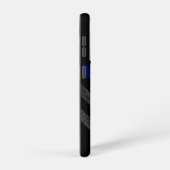 ブルーラインヴィンテージベッシーロス米州旗 SAMSUNG GALAXYケース (右側面)