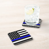 ブルーライン米国国旗 コースター (右側)