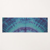 ブルーライン絞り染め ヨガマット (正面(横))