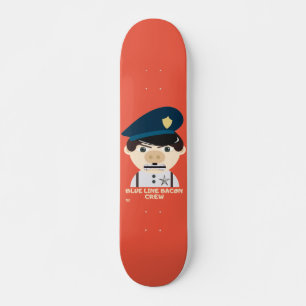 「ブルーライン・ベーコン・クルー」警おもしろい察 スケートボード