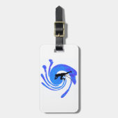 ブルーライン ラゲッジタグ (正面縦)
