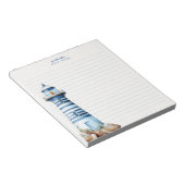 ブルーライ航海のトハウスコーストパーソナライズされた ノートパッド (アングル)