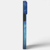 ブルーラグジュアリーモダングラディエント銀河系グリッタースター Case-Mate iPhoneケース (裏面 / 右)