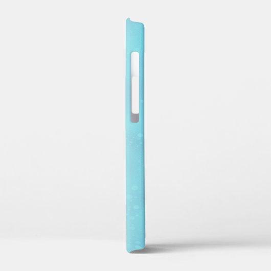 ブルーラグジュアリーモダングラディエント銀河系グリッタースター Case-Mate iPhoneケース (裏面 / 左)