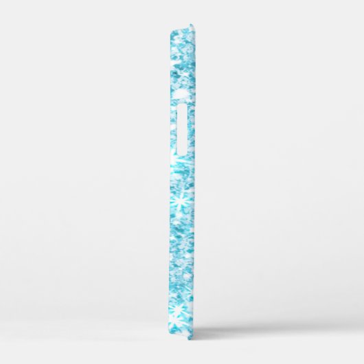 ブルーラグジュアリーモダングラディエント銀河系グリッタースター Case-Mate iPhoneケース (裏面 / 右)