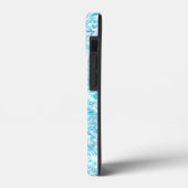 ブルーラグジュアリーモダングラディエント銀河系グリッタースター Case-Mate iPhoneケース (裏面 / 左)