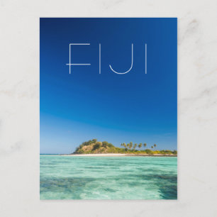 ブルーラグーンの海景、フィジー ポストカード