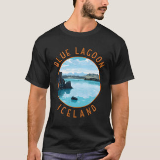 ブルーラグーンアイスランドサーク動揺してル Tシャツ