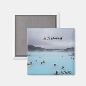ブルーラグーンアイスランドマグネット マグネット (正面/裏面)