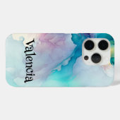 ブルーラグーンウォーターカラードリームカスタム Case-Mate iPhoneケース (裏面 (横))