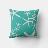 ブルーラグーンヒトデ装飾装飾用クッション クッション (裏面)