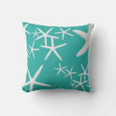 ブルーラグーンヒトデ装飾装飾用クッション クッション (正面)