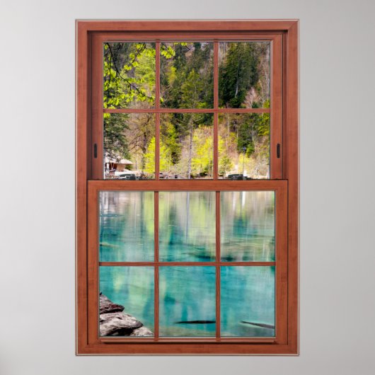 ブルーラグーンフェイクウィンドウイリュージョン ポスター (正面)