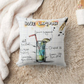 ブルーラグーン枕 クッション (ブランケット)