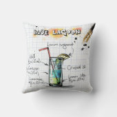 ブルーラグーン枕 クッション (裏面)