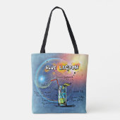 ブルーラグーン(12ドリンクレシピセットの#12) トートバッグ (裏面)