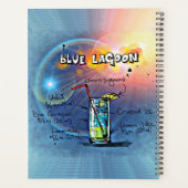ブルーラグーン(12ドリンクレシピセットの#12) プランナー手帳 (裏面)