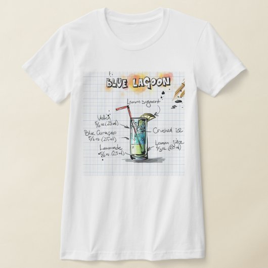 ブルーラグーンTシャツ Tシャツ (レイダウン)