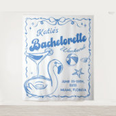 ブルーラストトーストビーチバチェロレッテタペストリー タペストリー (正面)