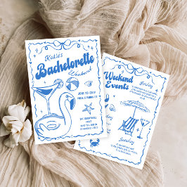 ブルーラストトーストビーチバチェロレッテ週末 招待状