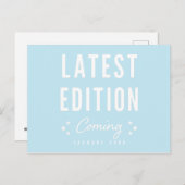 ブルーラスト来版の妊娠 案内ポストカード (正面/裏面)